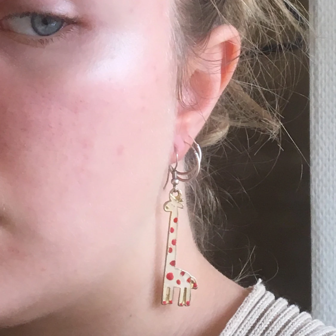Giraff örhängen 