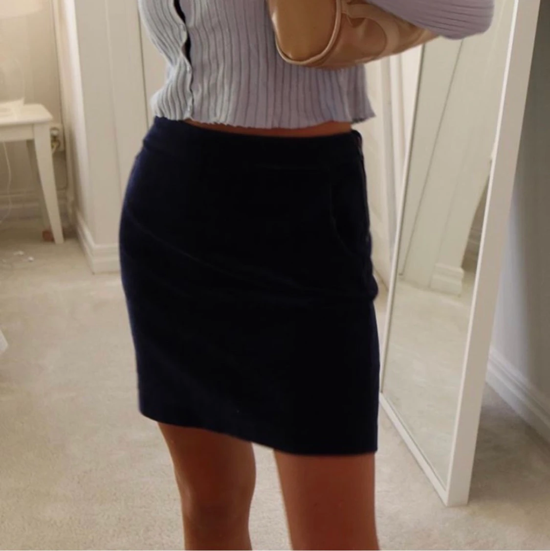 Mörkblå Manchester kjol💙 - 90