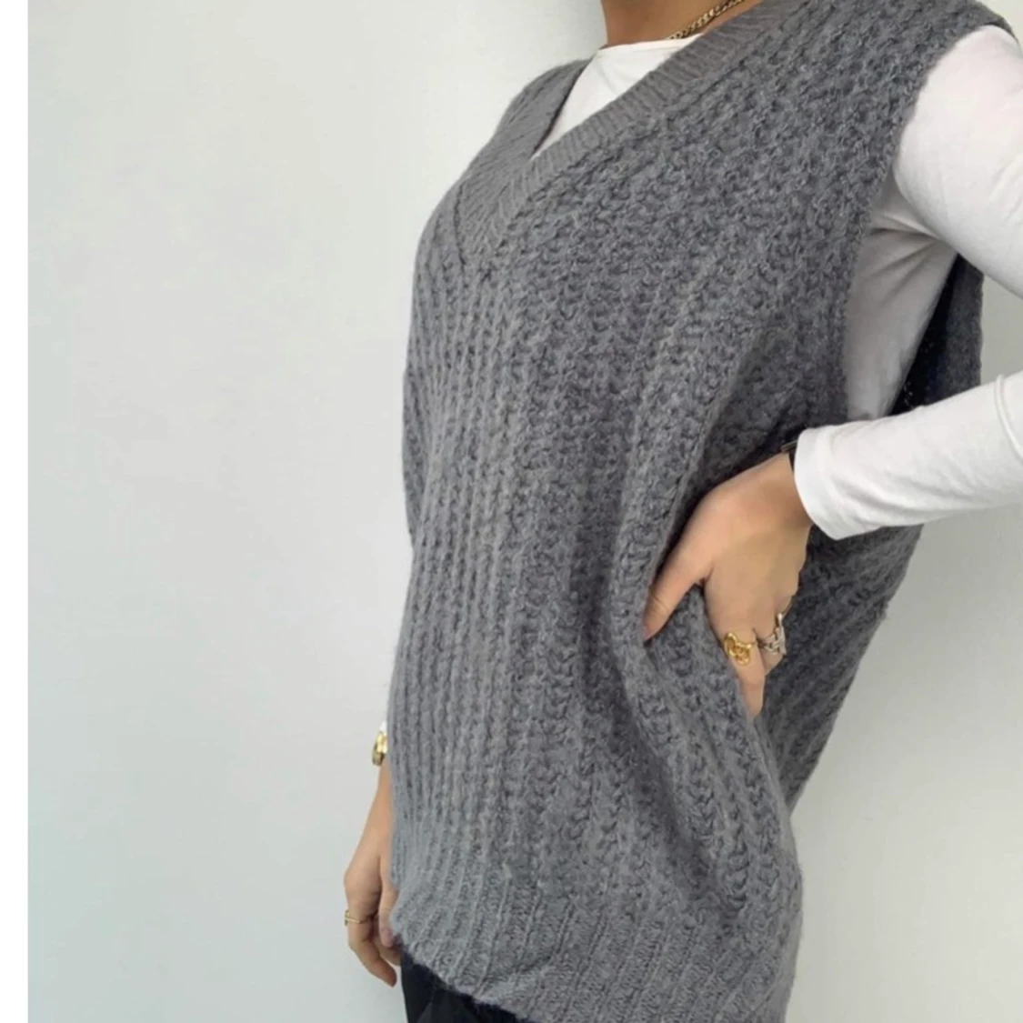 Stickad väst från design by si - 90