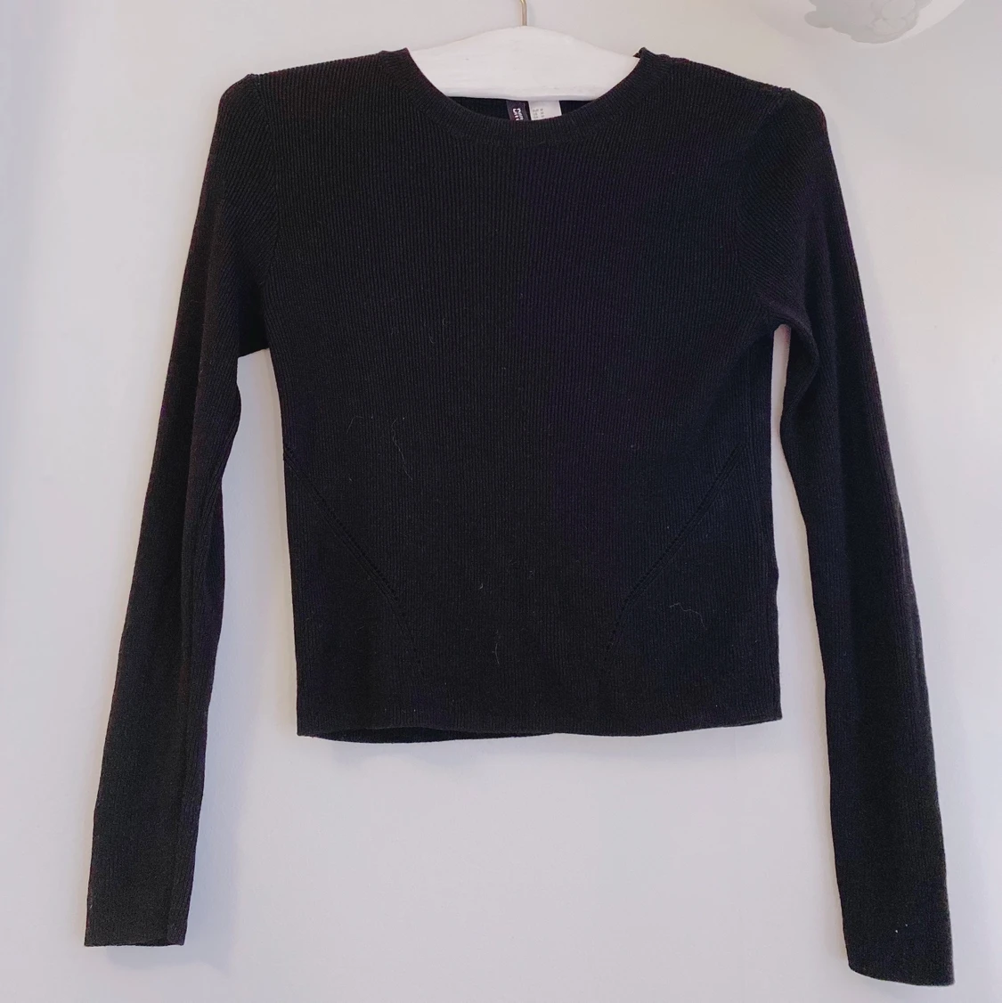 🖤 vanlig fin svart stickad (?) tröja 🖤 - 90