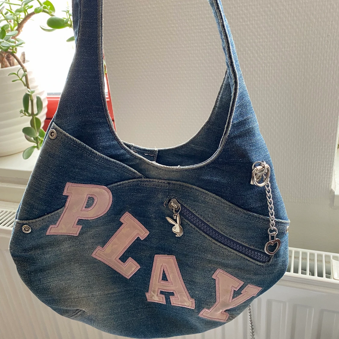 Playboy handväska (äkta)