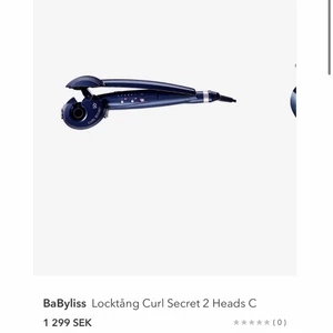 Babyliss locktång - Skitbra sån locktång! Säljer pga fick en ny i julklapp (nypris ca 1,2k) Jag säljer en vit och den funkar jättebra! Man får en fönad look❤️ Den är från Babyliss Paris