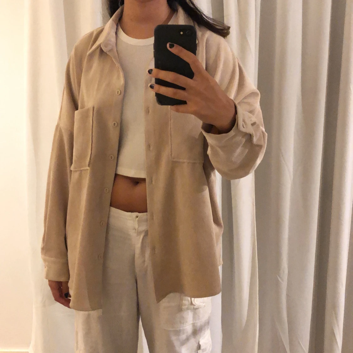 Beige skjorta