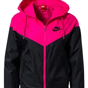 - Svart och rosa Nike windbreaker, helt ny 