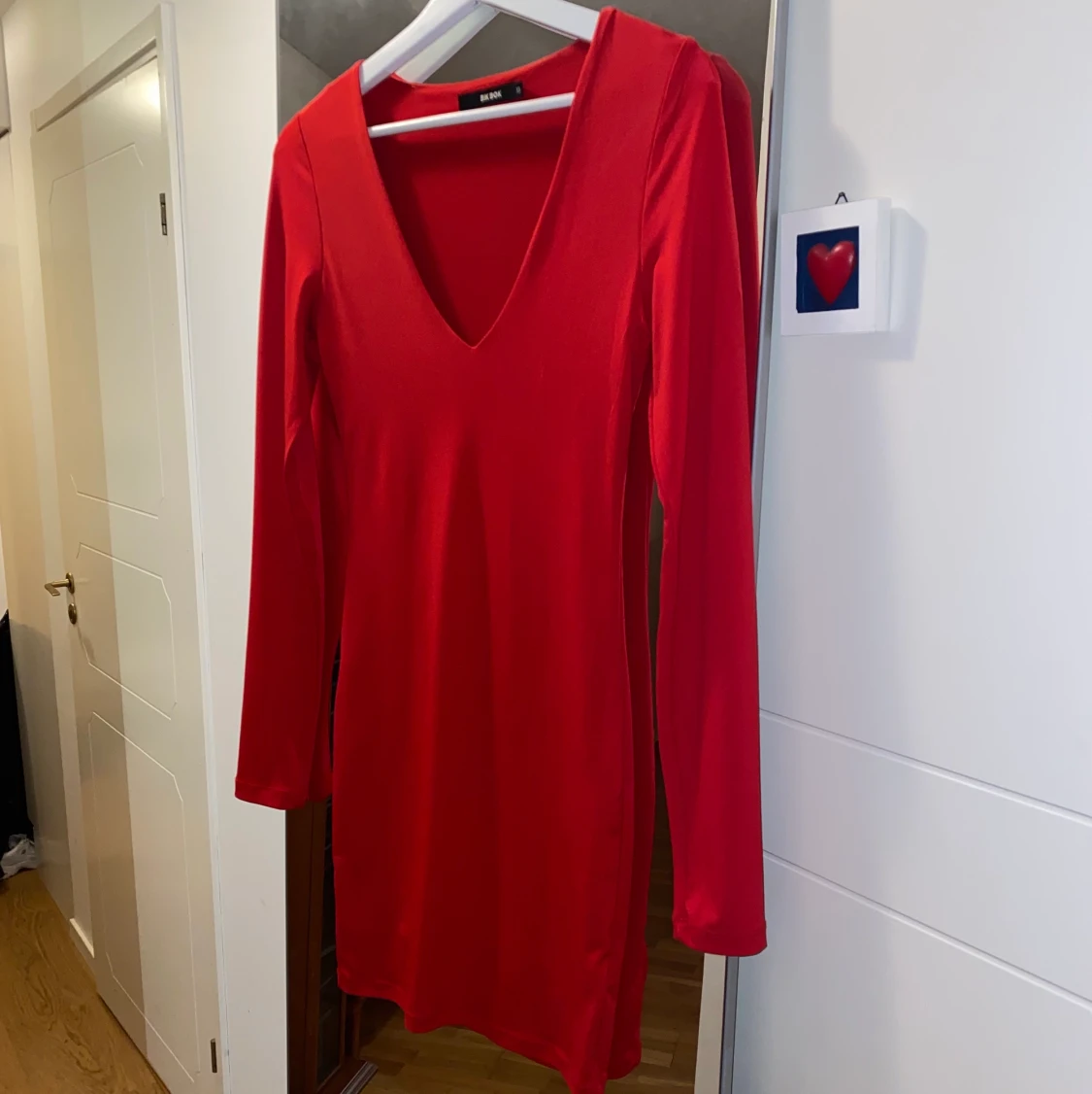 Röd klänning  - 90