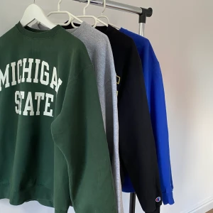 Vintage sweater champion  - Grön vintage sweater från champion. Som storlek S för killar och s-m tjejer! Buda i privatmeddelande så skriver jag högsta bud i kommentarerna. Säljer för minst 500, säljer direkt för 750 💫 (kolla andra annonser för de övriga tröjorna) 