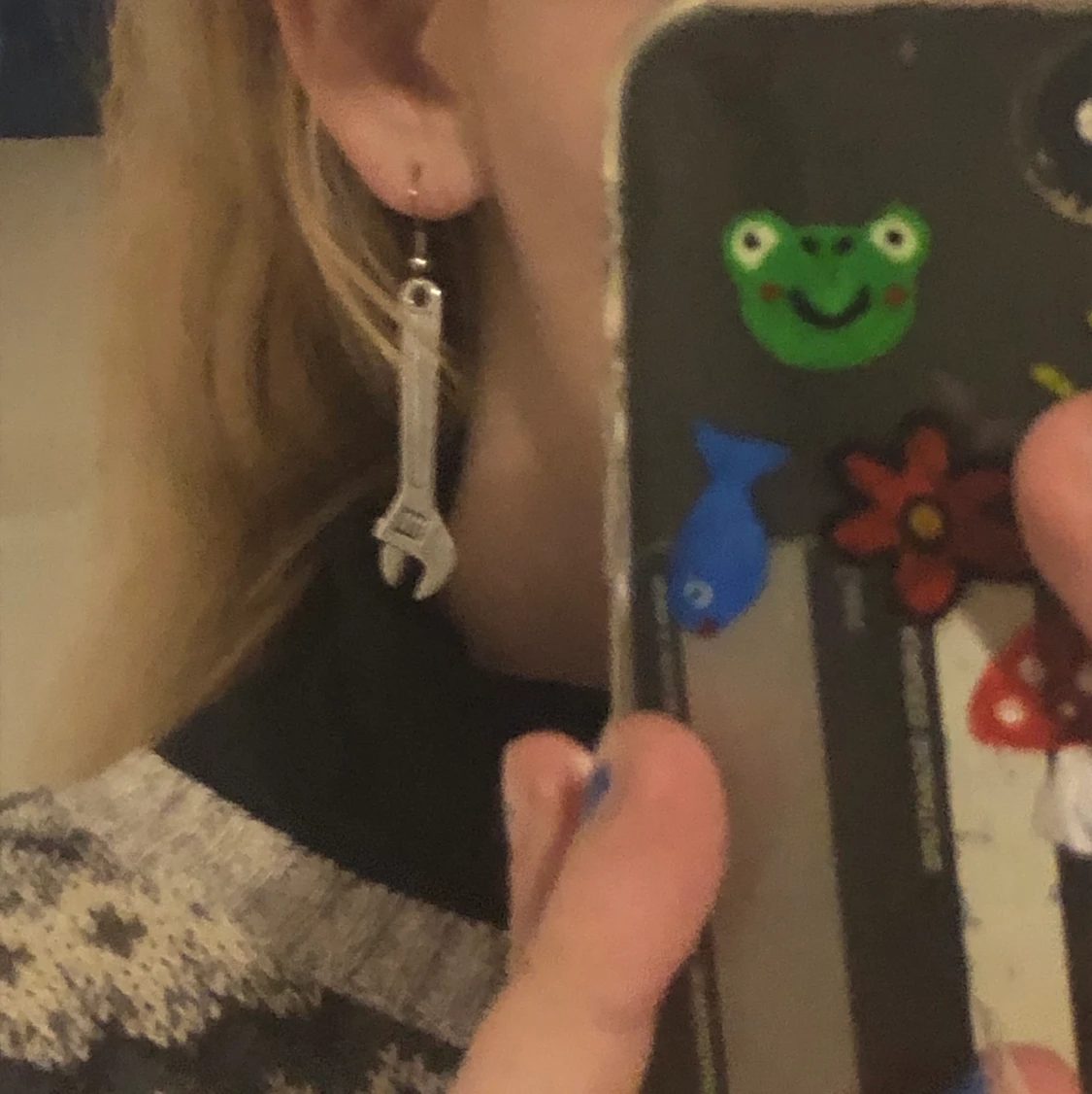 skiftnyckel örhängen  - 90