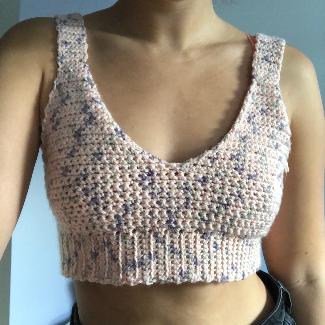 Virkad croptop
