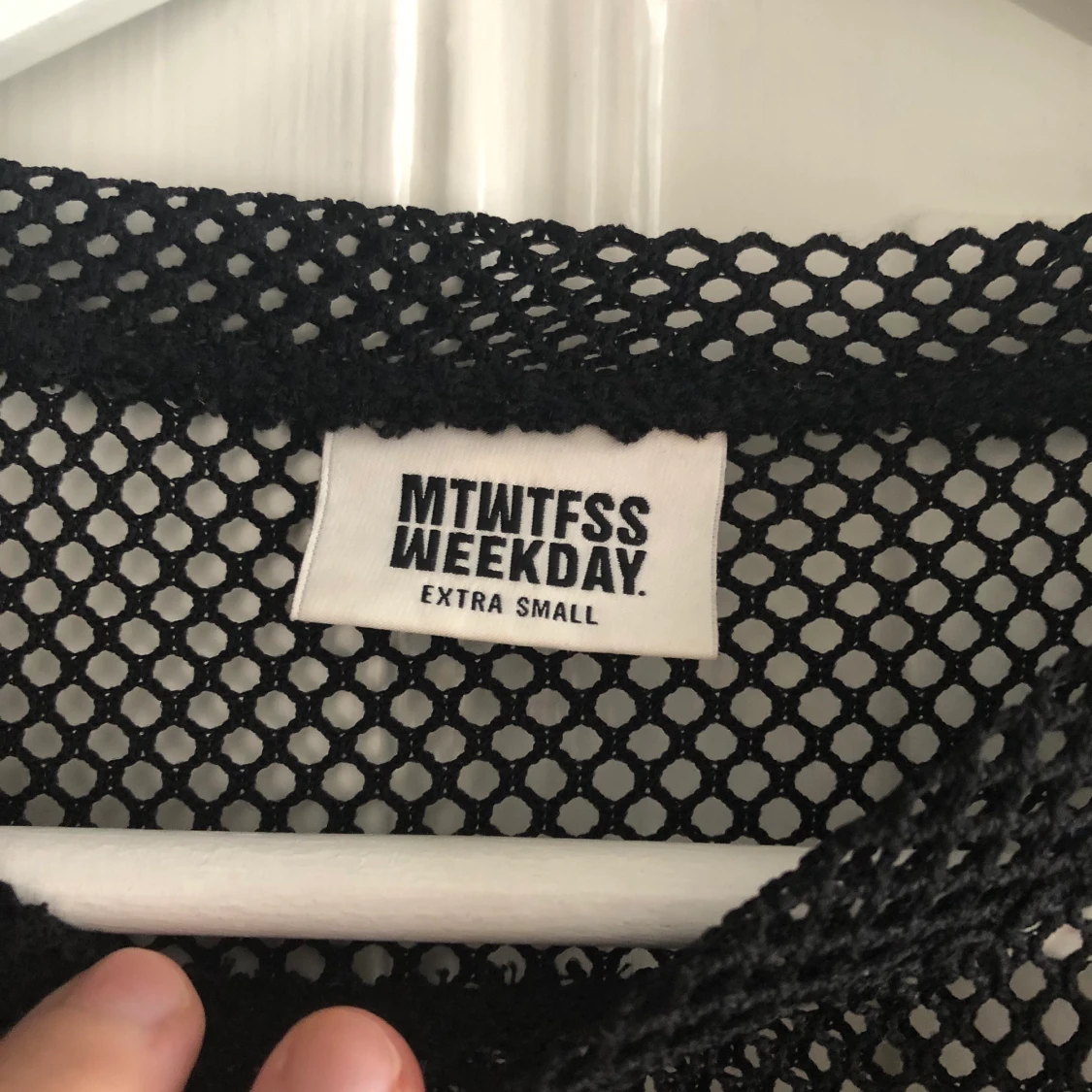 Nätklänning från weekday XS  - 91