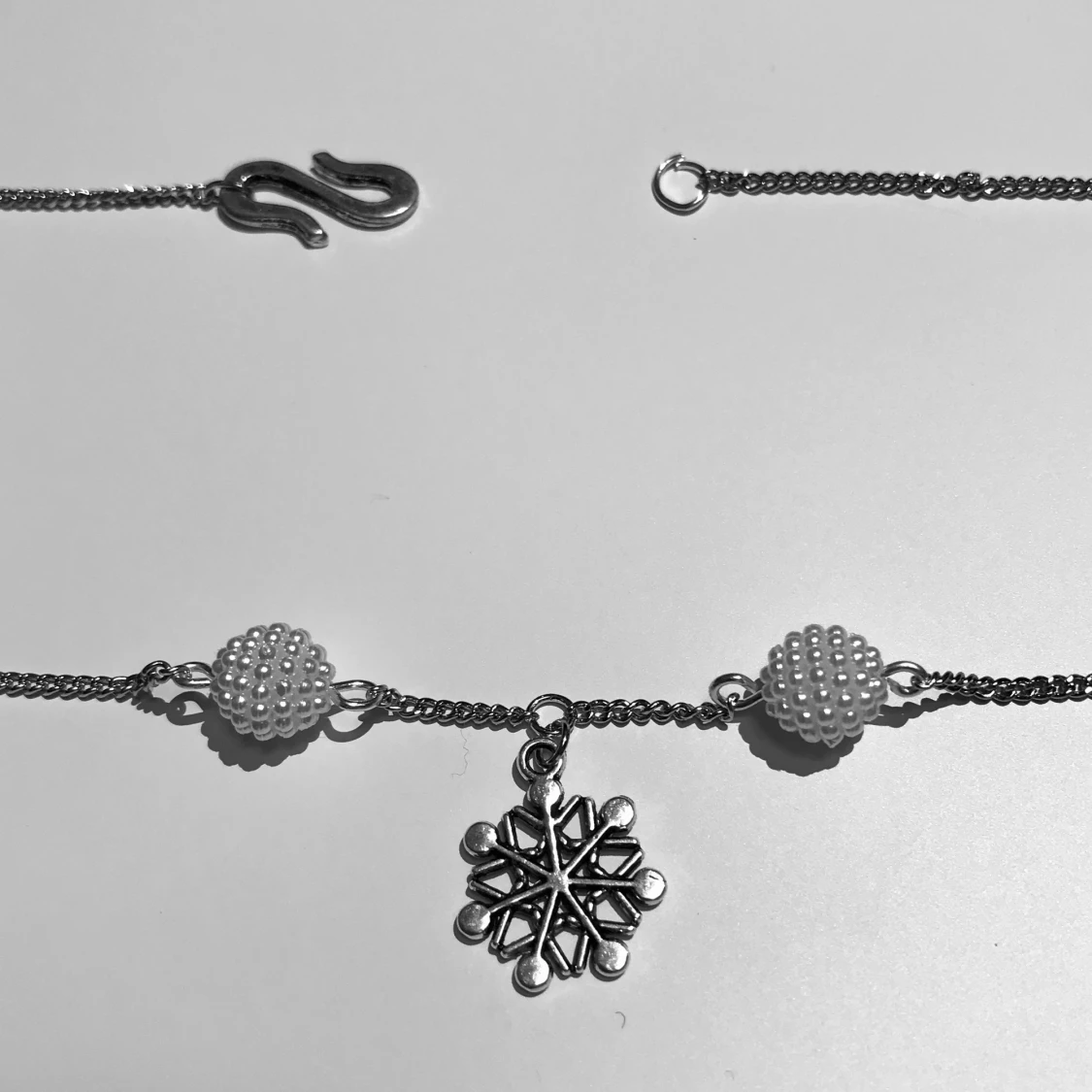 Silverhalsband Snöboll  - 91