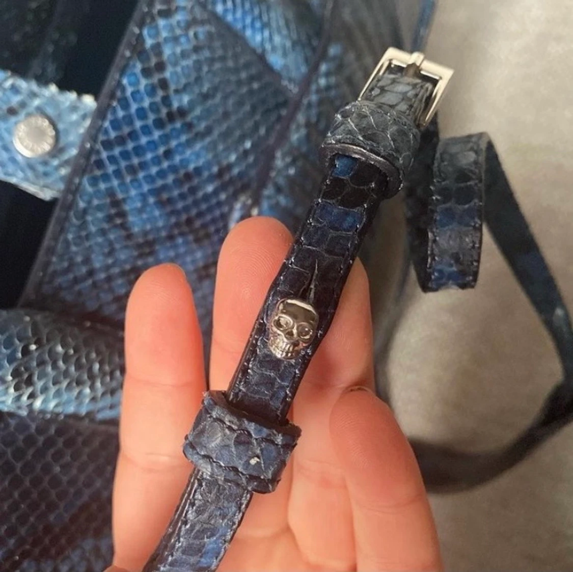 Stor Zadig & Voltaire väska i pyton skin - 91