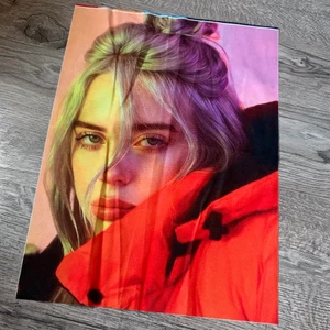 Billie Eilish tavlor - Fina Billie Eilish tavlor i tyg, 30x40. 50 kr st ✨ Första och andra bilden såld