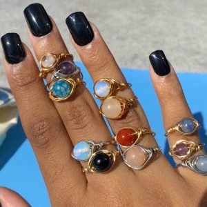 Wire rings - Fina trendiga wire rings