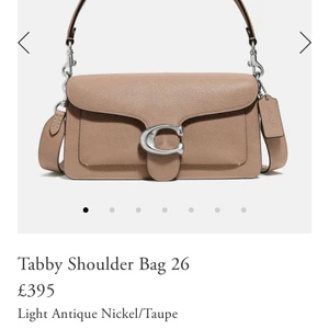 Coach väska - Säljer min coach tabby väska, använd en gång och är i väldigt nyskick. 