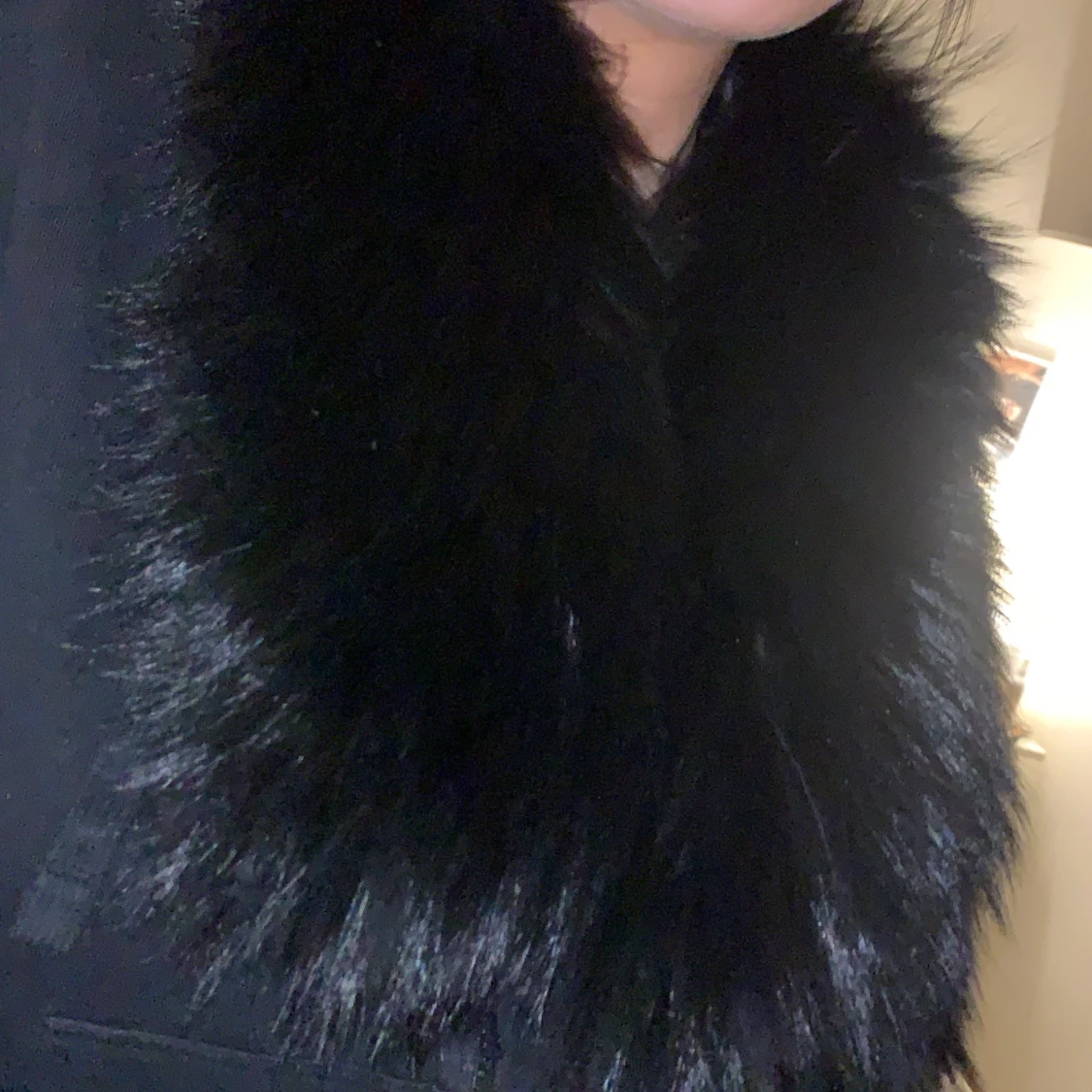 Äkta pälskrage från miinto - 90