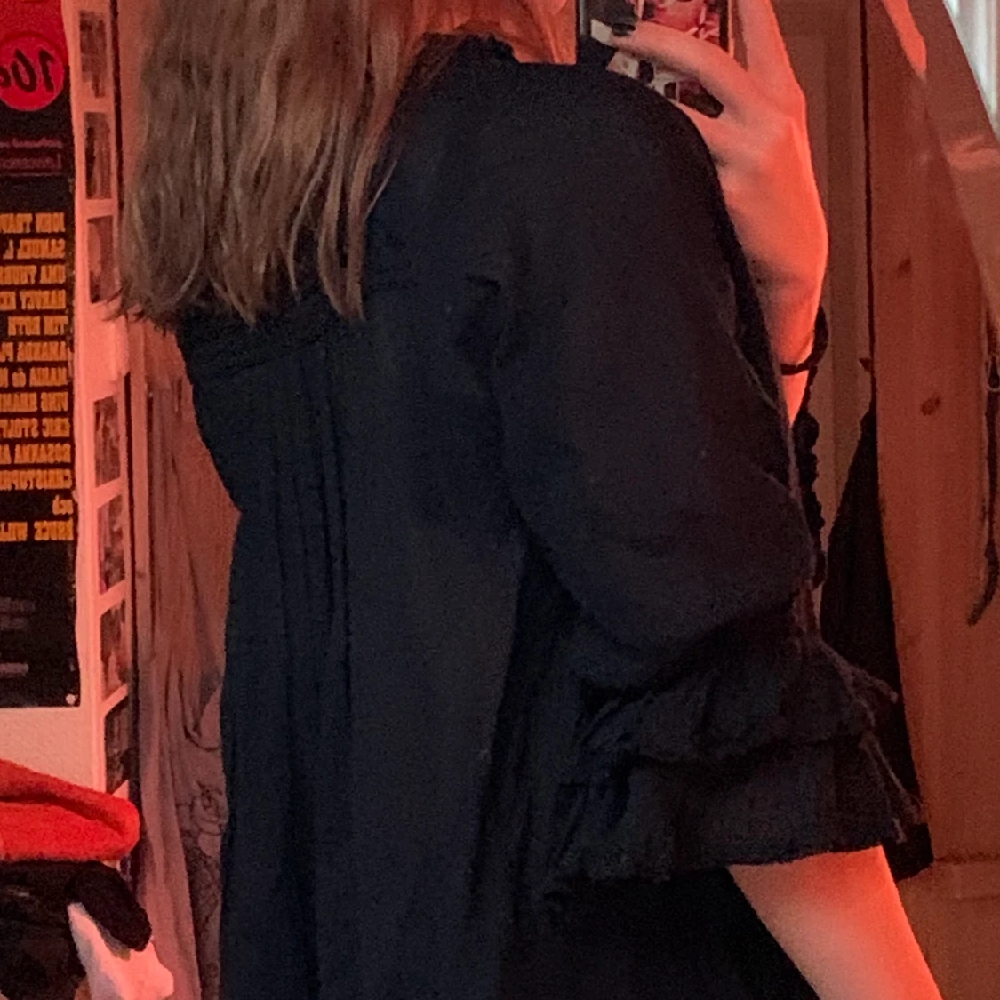 Svart goth blus - 91