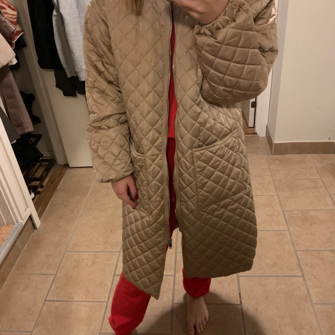 Quilted jacka beige - 90