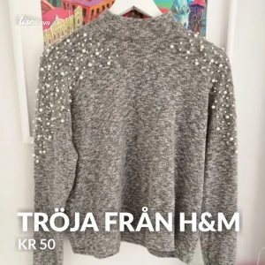 - Snygg tröja från HM med pärlor på axlarna