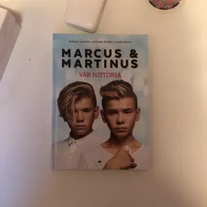 Säljer Marcus och Martinus bok pågrund av har läst den. Köptes för 299kr💕 