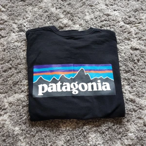  - Patagonia tröja som är använd fåtal gånger och är näst intill ny. Köpt från Jinkyatd Ny pris är 399kr. Jag är en liten S och den sitter vanligt till oversize så passar nog XS till M. Köparen står för frakt💙