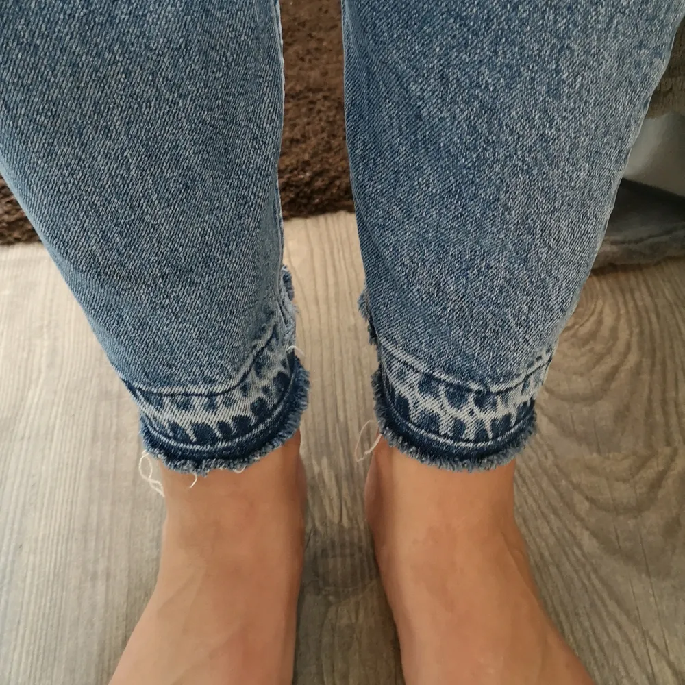Vintage straight leg 29. Supersköna jeans med ljus färg. . Jeans & Byxor.