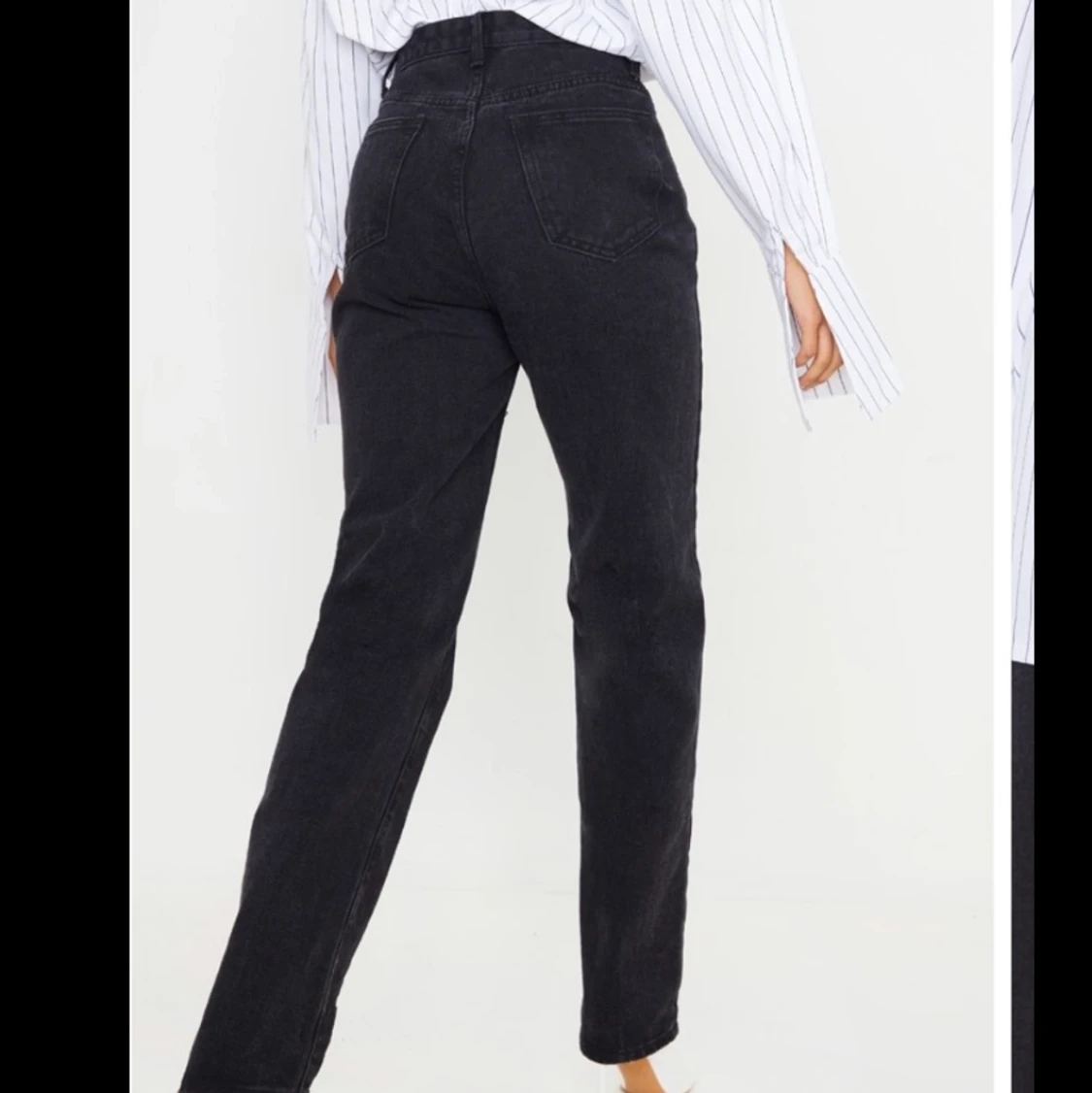 Svarta straight jeans - 90