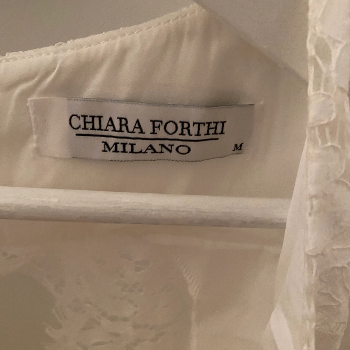 Vit spetsklänning  - 91