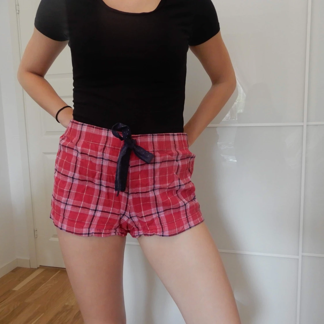 Rutiga pyjamasahorts