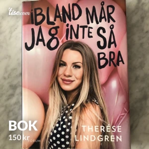 Bok - Therese Lindgrens bok Ibland mår jag inte så bra