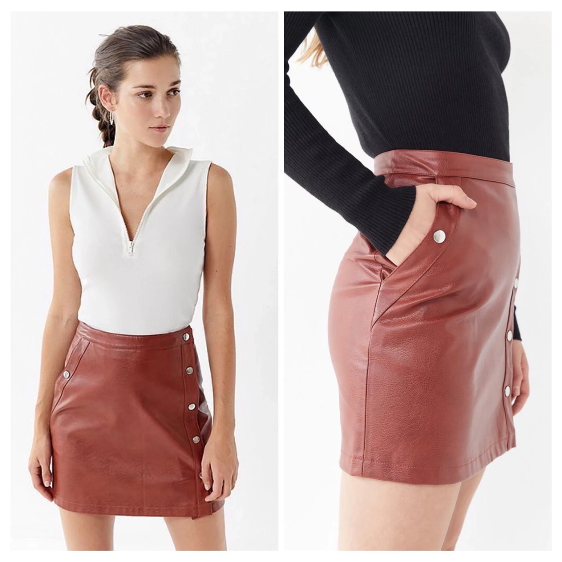 Skinnkjol Urban Outfitters