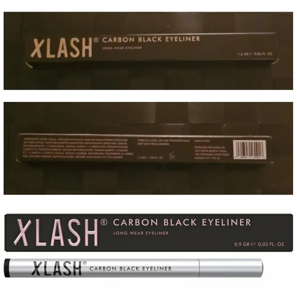 XLASH Eyeliner- carbon black  》 Skick: ny/oanvänd i förpackning.   》 Mer info se bilder.. Accessoarer.