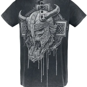 Ny läcker grå viking tröja strl L - HELT NY! Grå med motiv fram och bak. 100% bomull. Strl L.  349:-och just nu FRI FRAKT!