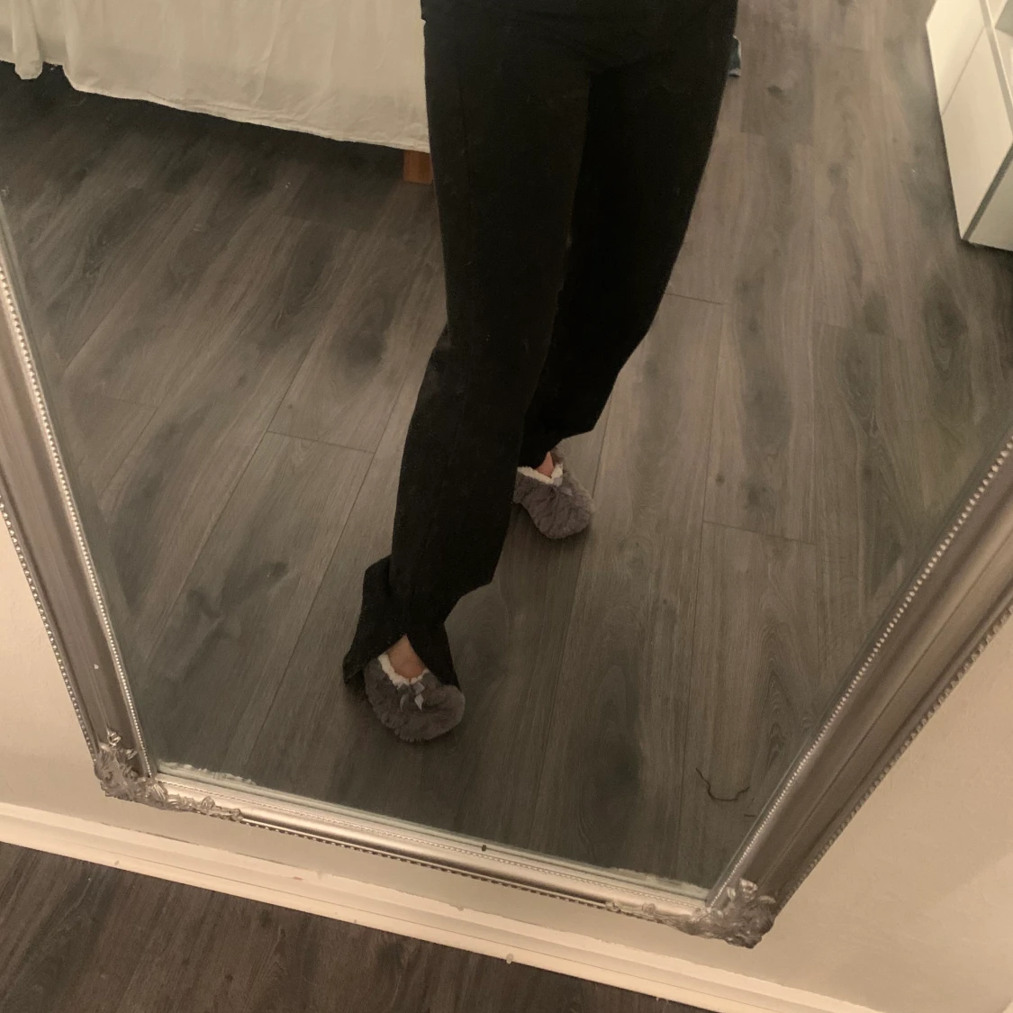 Jeans med slits nertill  - 90