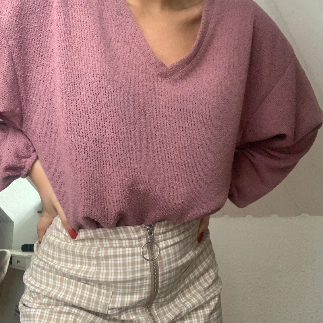 ”Gammelrosa” fin blus 