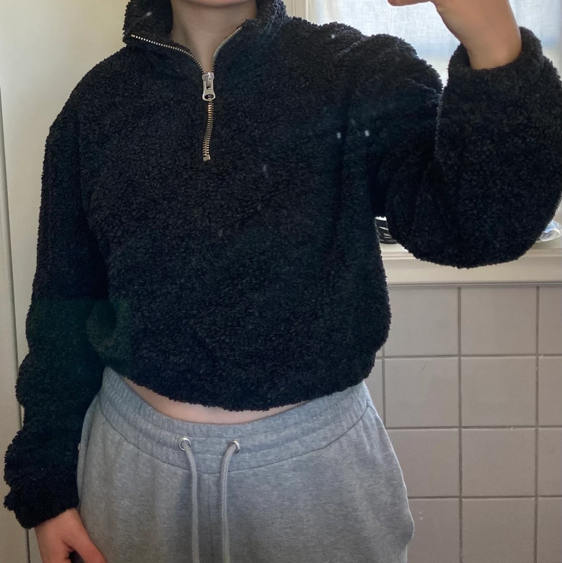 Zip up teddytröja weekday - 90