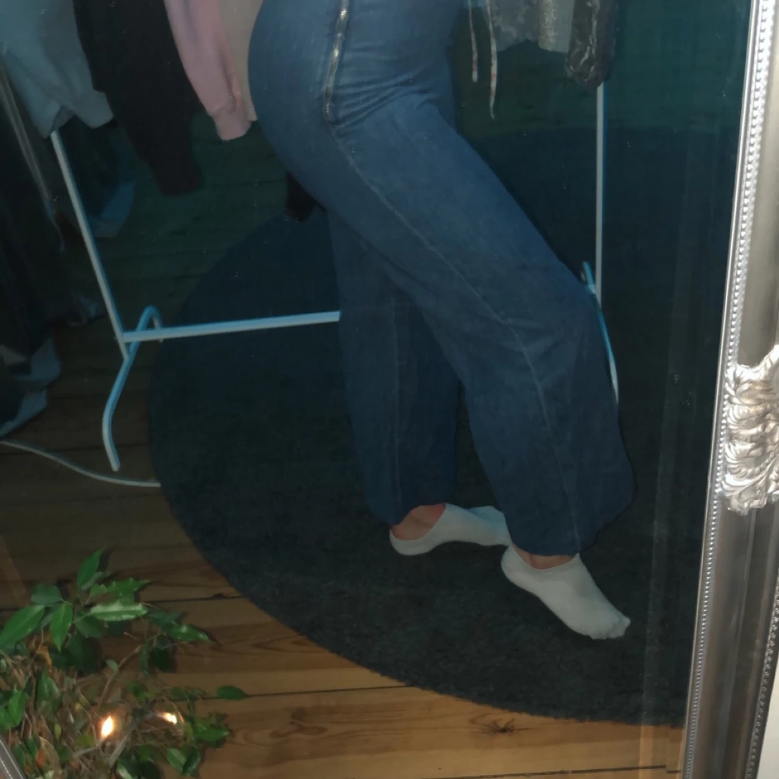 Blåa jeans st s/xs  från zara 