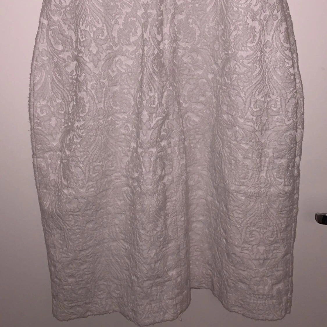 vit klänning strl M - 91