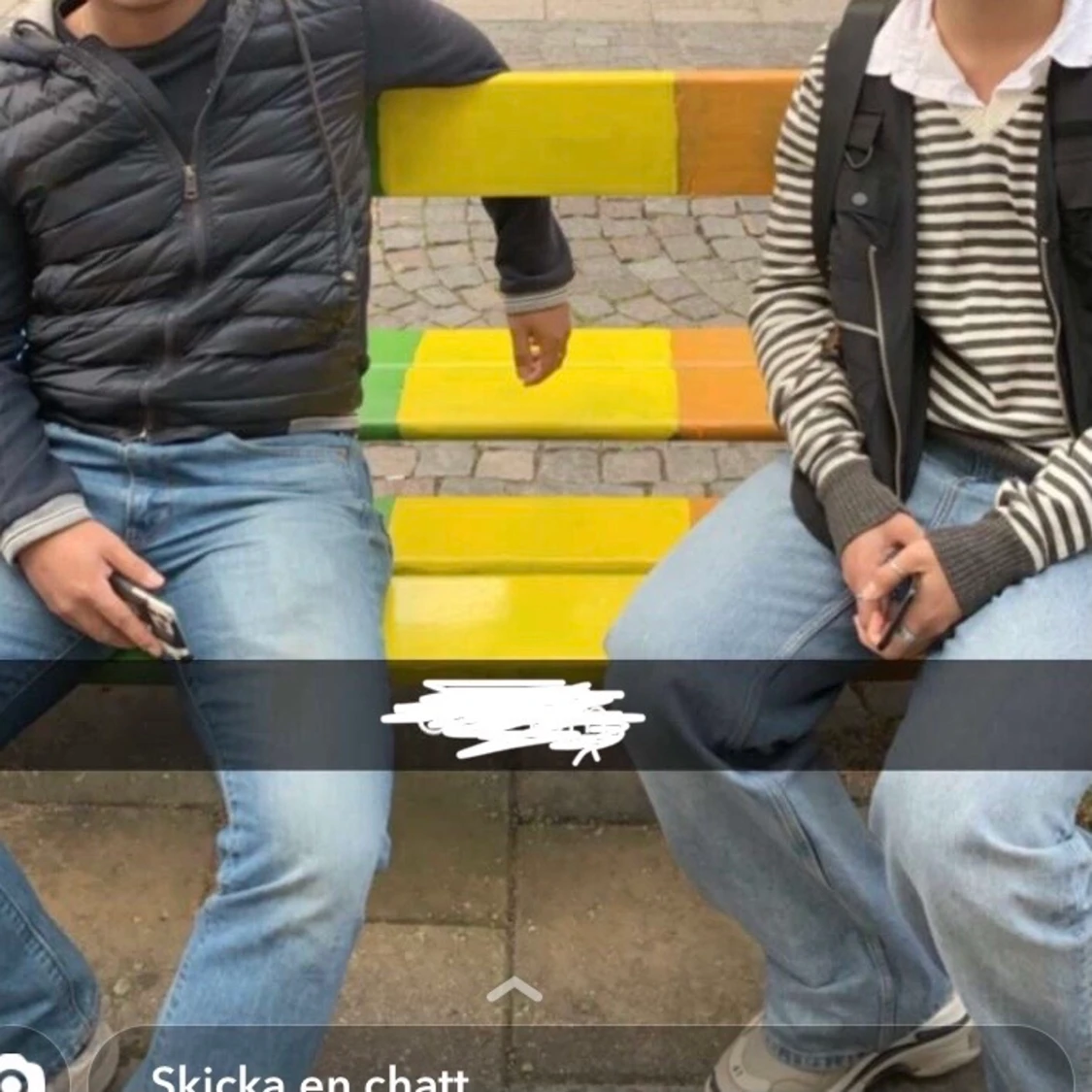 V-ringad Stickad  - 91