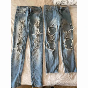 Slitna jeans - Slitna jeans i strl xs 100:-/st