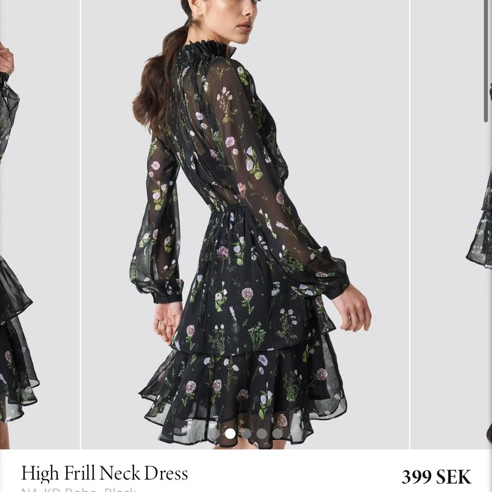 inköpt för 399kr, aldrig använd, en lapp finns kvar. jätteskön klänning perfekt för sommarkvällar! köpare står för frakten 🥰. Klänningar.