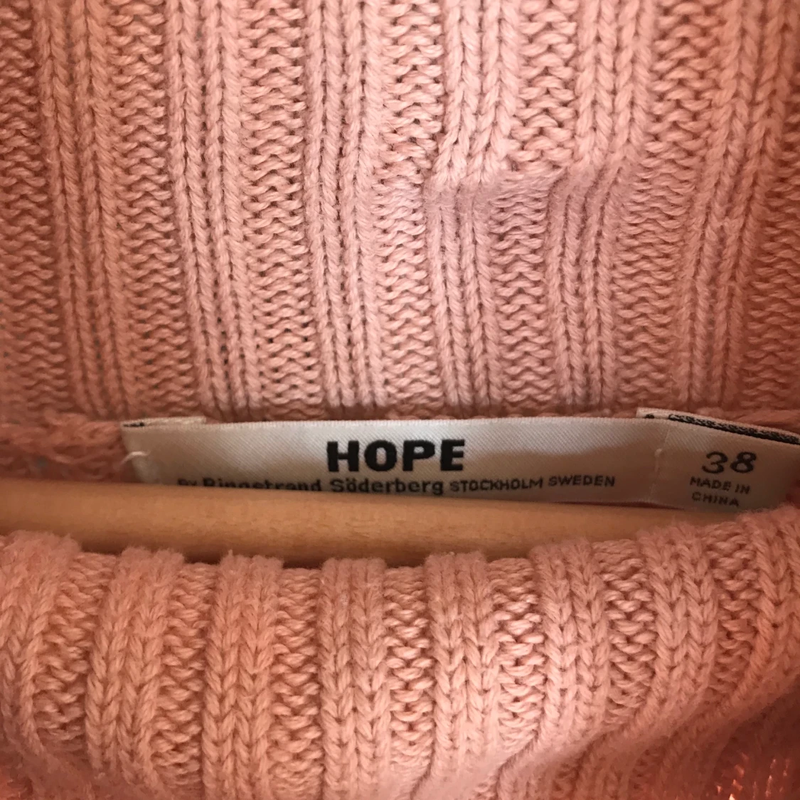 Hope stickad tröja med polo  - 91