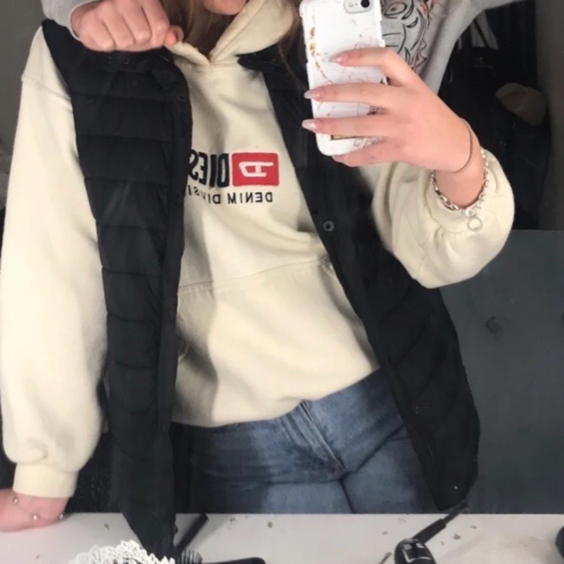 Svart/ mörkblå väst