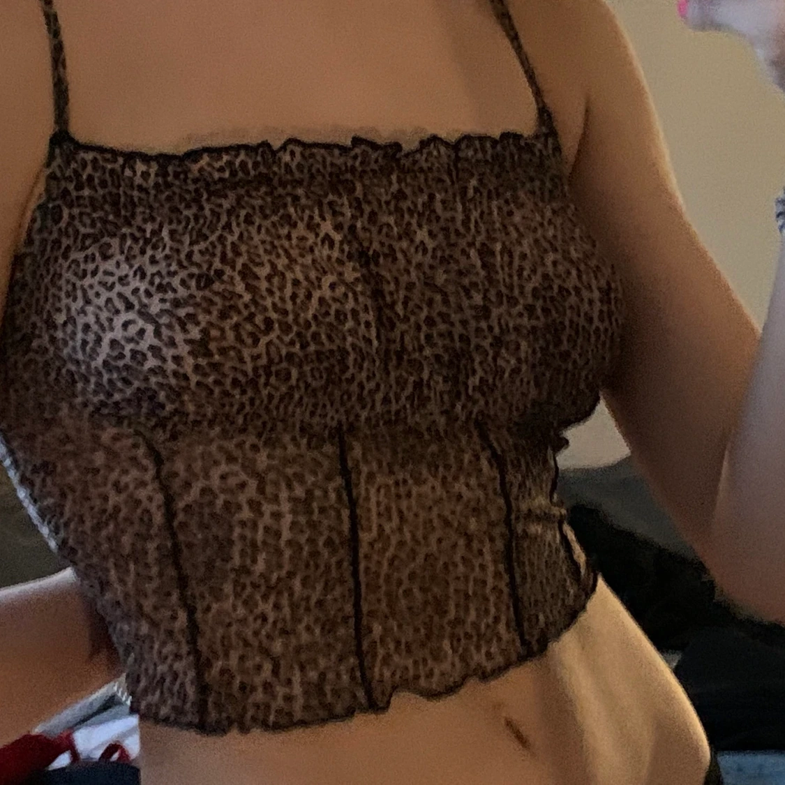 Vintage Leopard Topp - 90