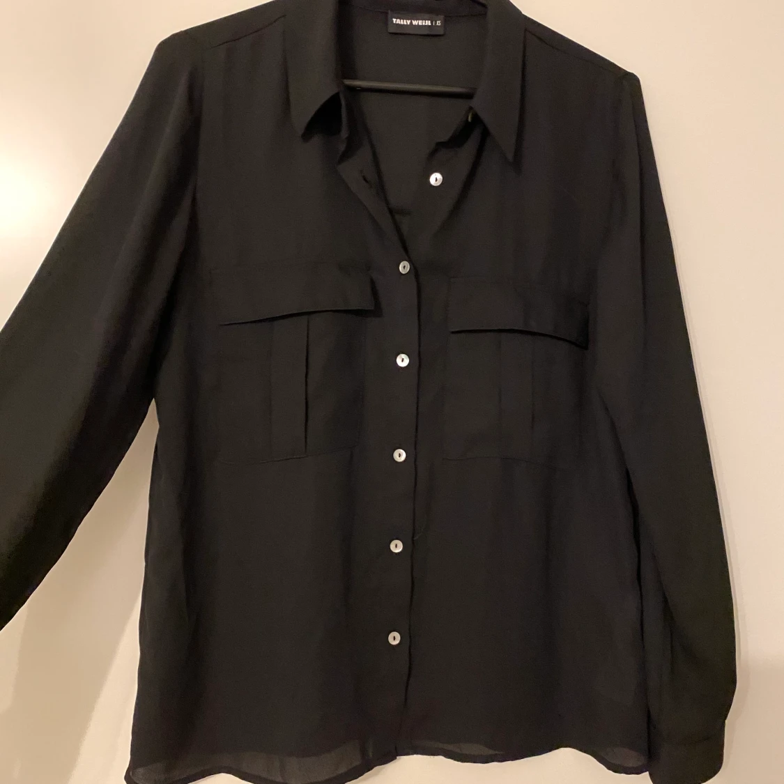 Tally Weijl svart skjorta