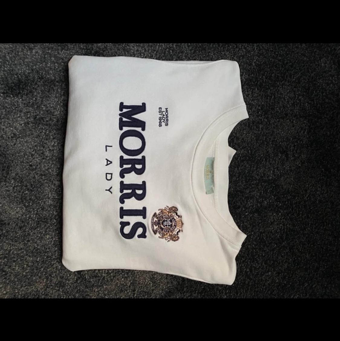 Morris sweatshirt vit ”Marais” strl S - 90