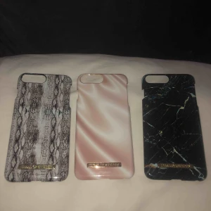  - Skal från ideal of sweden. Som fungerar till iPhone 8/7/6/6s PLUS. Ni kan köpa alla 3 för 100kr eller 50 kr styck. De två första skalen är collabs med influensers och nypris är 400kr. Dem är också knappt använda. 