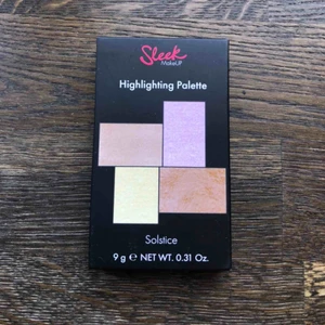  - Säljer en helt oöppnad sleek highlighterpalett eftersom jag redan har en likadan. Paletten är verkligen jättefin och har fyra olika nyanser. Skriv om du har fler frågor.
