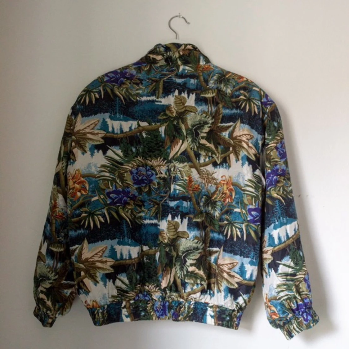 Retro bomber med fint mönster - 90