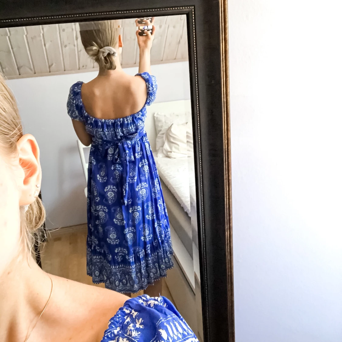 Blå sommarklänning - 90