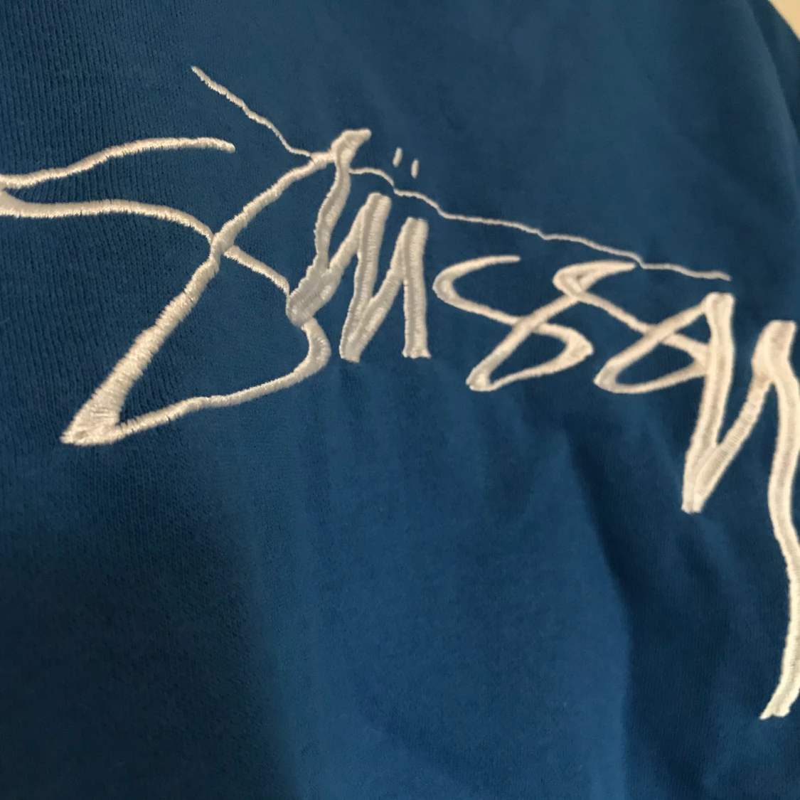 Stussy blå sweatshirt - 90